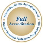 AAHRPP gold-seal accreditation logo